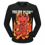 philipp plein couture crew neck sweater pullover angry teddy bear round collar